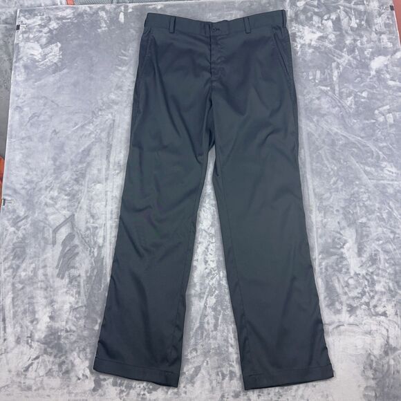 Nike Other - Nike Dri-FIT Victory Golf Pants Men 34x32 Black Flat Front Chino Golfing Stretch
